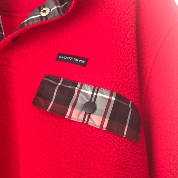 Southern Proper Red Pullover (M) - Picture 4 of 5